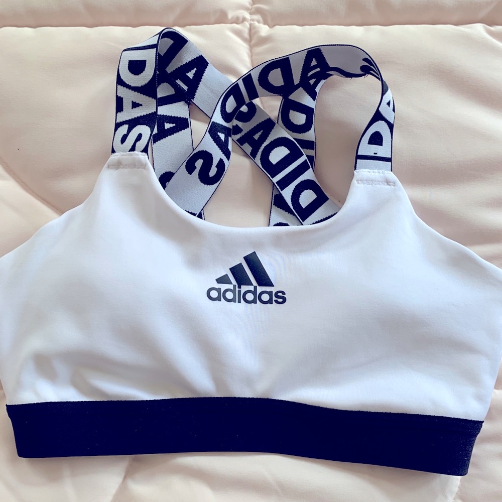 Adidas strappy sports bra